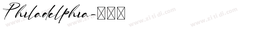 Philadelphia字体转换