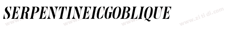 SerpentineICGOblique字体转换