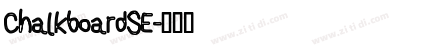 ChalkboardSE字体转换