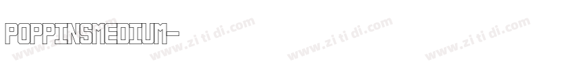 poppinsmedium字体转换