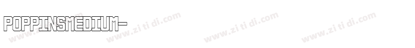 poppinsmedium字体转换