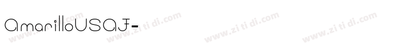 AmarilloUSAF字体转换