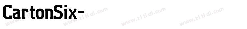 CartonSix字体转换