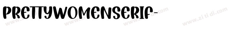 PrettyWomenserif字体转换