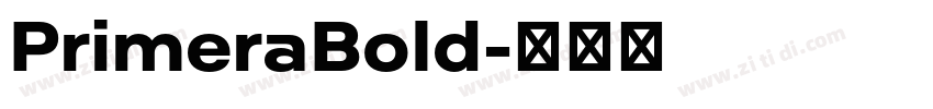PrimeraBold字体转换