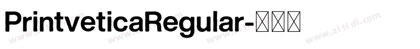 PrintveticaRegular字体转换
