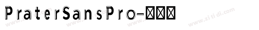 PraterSansPro字体转换