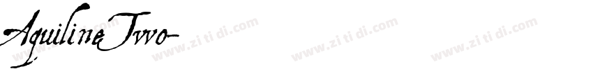 AquilineTwo字体转换 AquilineTwo字体转换