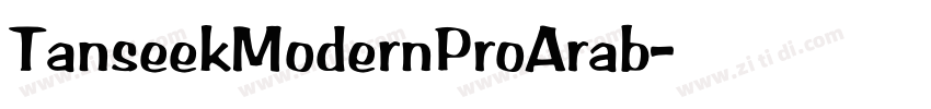 TanseekModernProArab字体转换 TanseekModernProArab字体转换