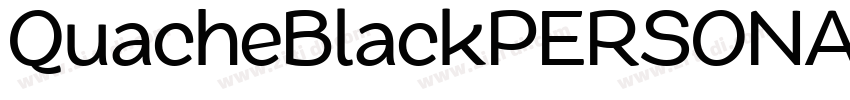 QuacheBlackPERSONAL字体转换