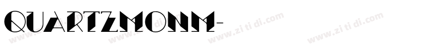 QuartzMonM字体转换