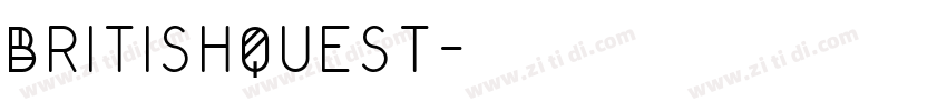 BritishQuest字体转换
