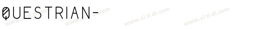 Questrian字体转换