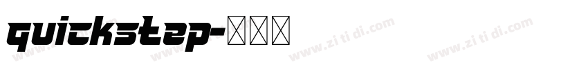 quickstep字体转换