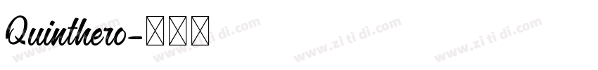 Quinthero字体转换