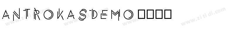 Antrokasdemo字体转换