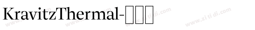 KravitzThermal字体转换