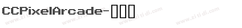 CCPixelArcade字体转换
