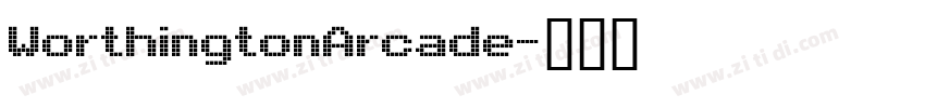 WorthingtonArcade字体转换