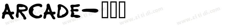 Arcade字体转换