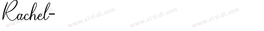 Rachel字体转换