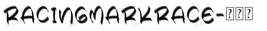 RacingMarkRace字体转换