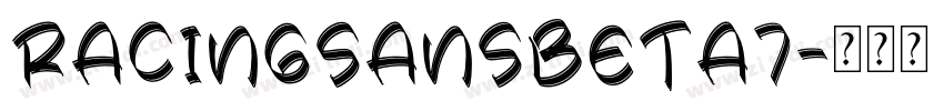 RacingSansBeta7字体转换