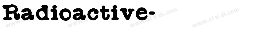 Radioactive字体转换