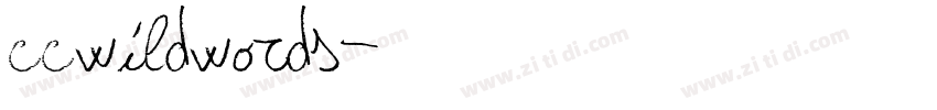 ccwildwords字体转换