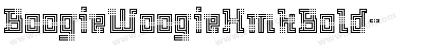 BoogieWoogieHmkBold字体转换