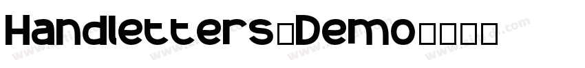 Handletters_Demo字体转换