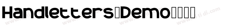 Handletters_Demo字体转换