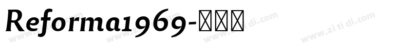 Reforma1969字体转换 Reforma1969字体转换
