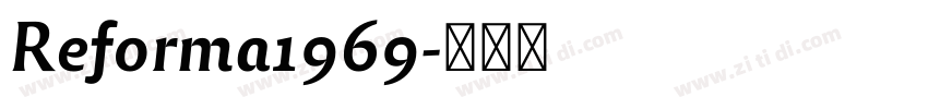 Reforma1969字体转换 Reforma1969字体转换