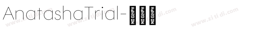 AnatashaTrial字体转换