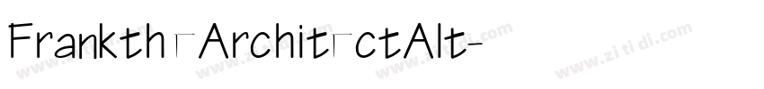FranktheArchitectAlt字体转换