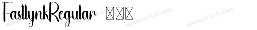 FastlynkRegular字体转换 FastlynkRegular字体转换