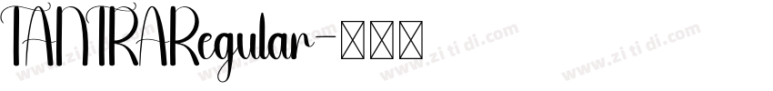 TANTRARegular字体转换 TANTRARegular字体转换