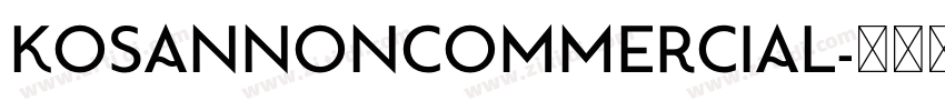 KosanNonCommercial字体转换