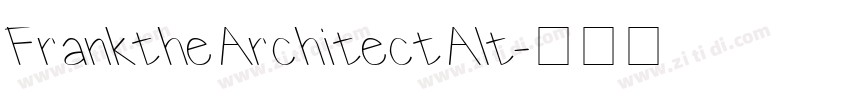 FranktheArchitectAlt字体转换