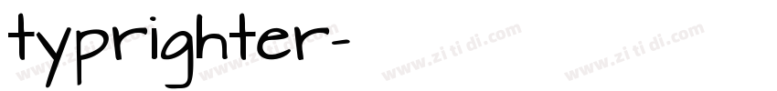 typrighter字体转换