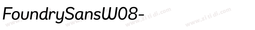 FoundrySansW08字体转换 FoundrySansW08字体转换