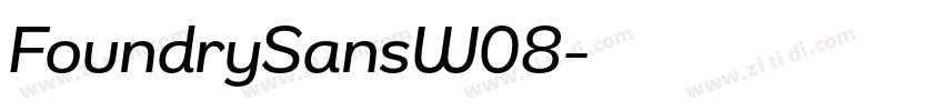 FoundrySansW08字体转换 FoundrySansW08字体转换