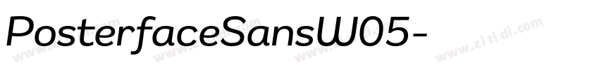 PosterfaceSansW05字体转换