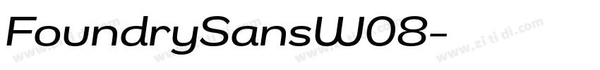 FoundrySansW08字体转换 FoundrySansW08字体转换