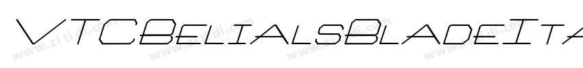 VTCBelialsBladeItali字体转换