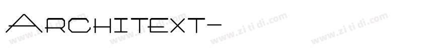 Architext字体转换