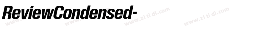 ReviewCondensed字体转换 ReviewCondensed字体转换