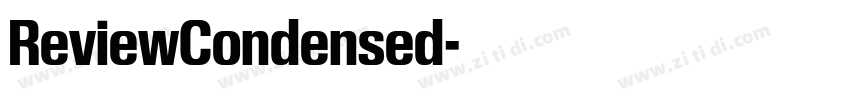 ReviewCondensed字体转换 ReviewCondensed字体转换