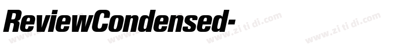 ReviewCondensed字体转换 ReviewCondensed字体转换